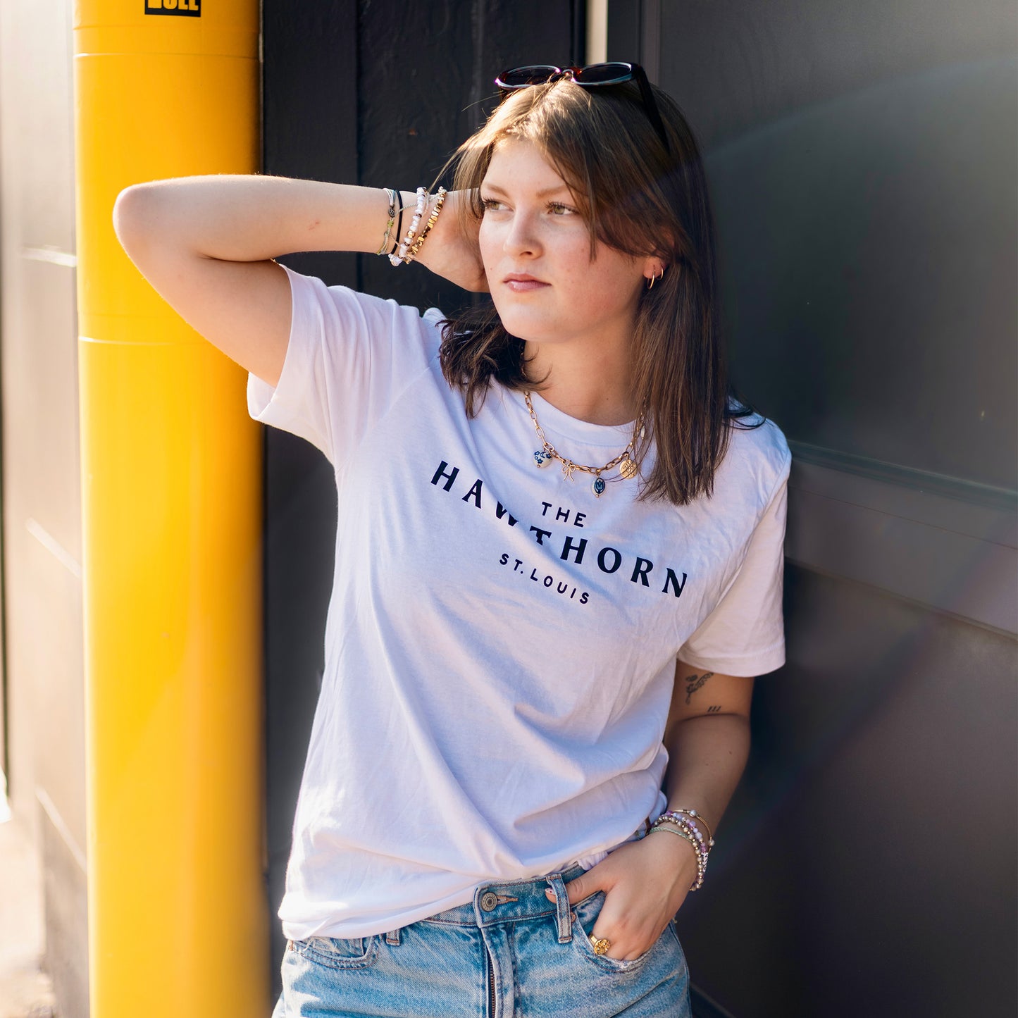 White Hawthorn Tee
