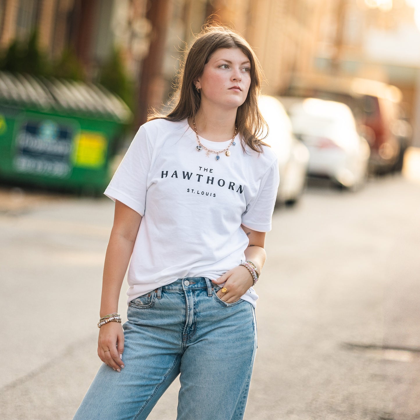 White Hawthorn Tee
