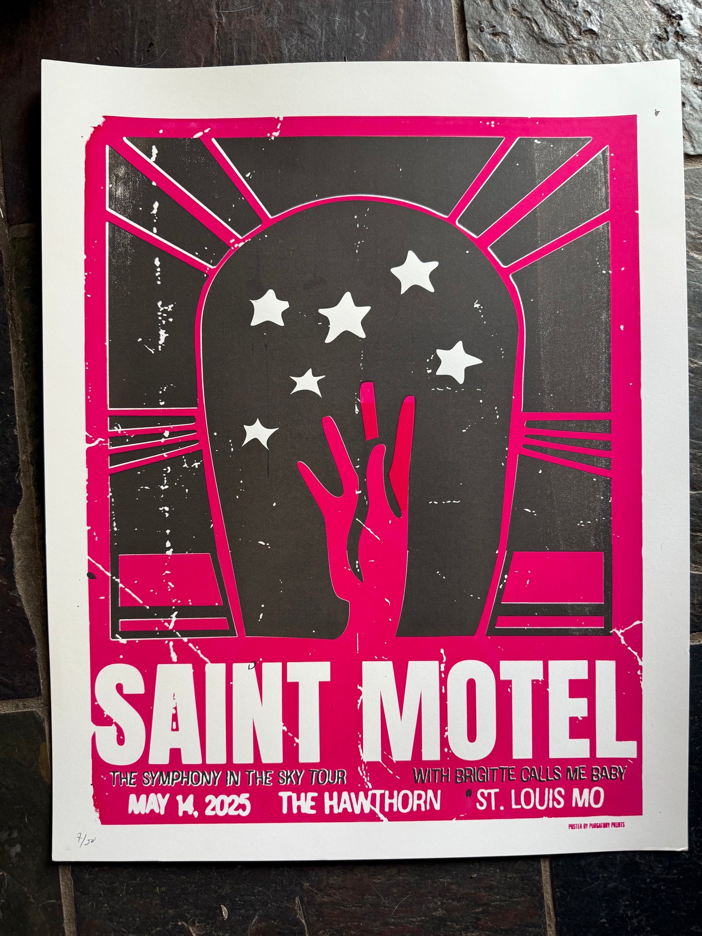Saint Motel at The Hawthorn Poster 5/14/2025