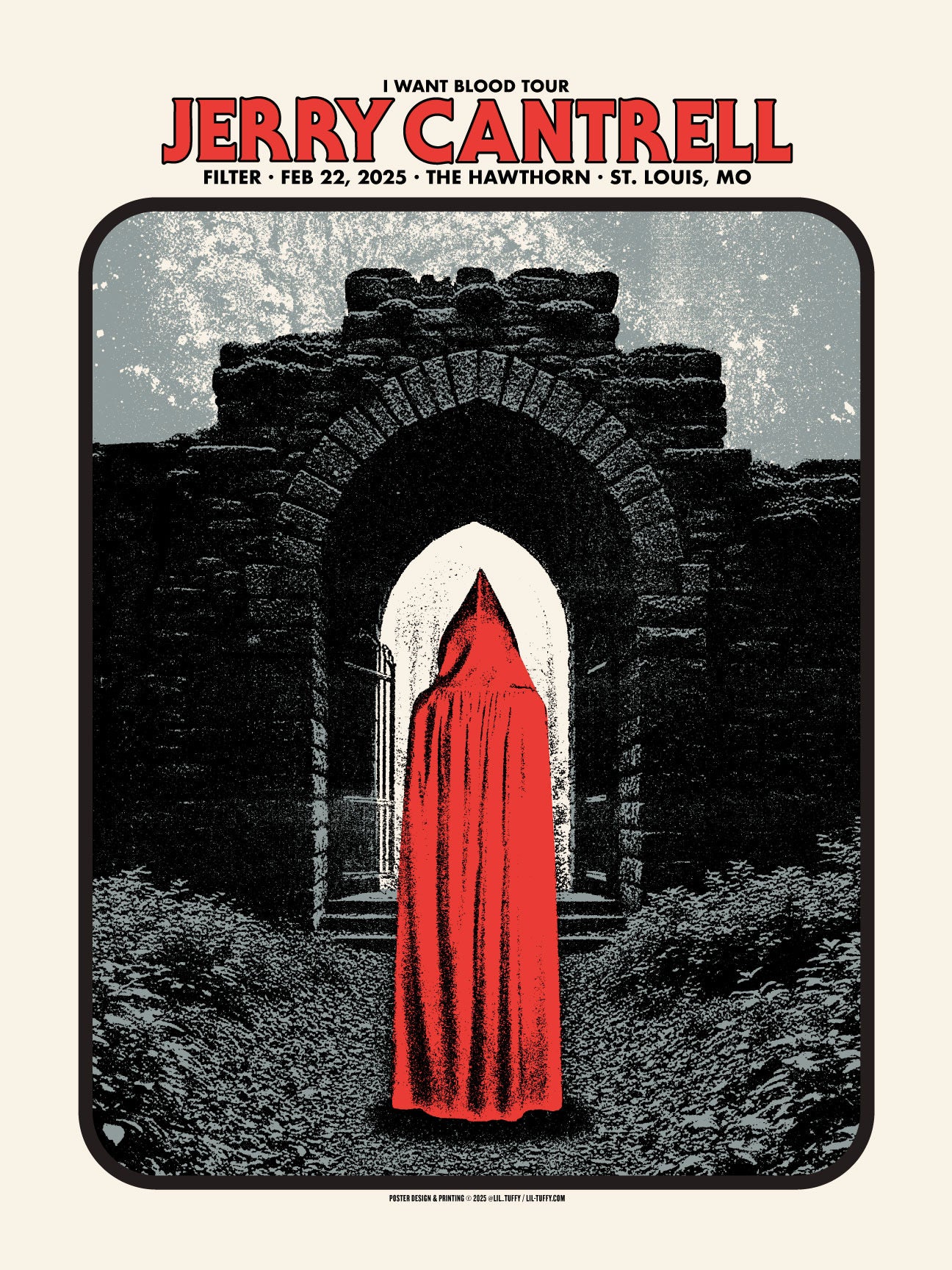 Jerry Cantrell at The Hawthorn Poster 2/22/2025