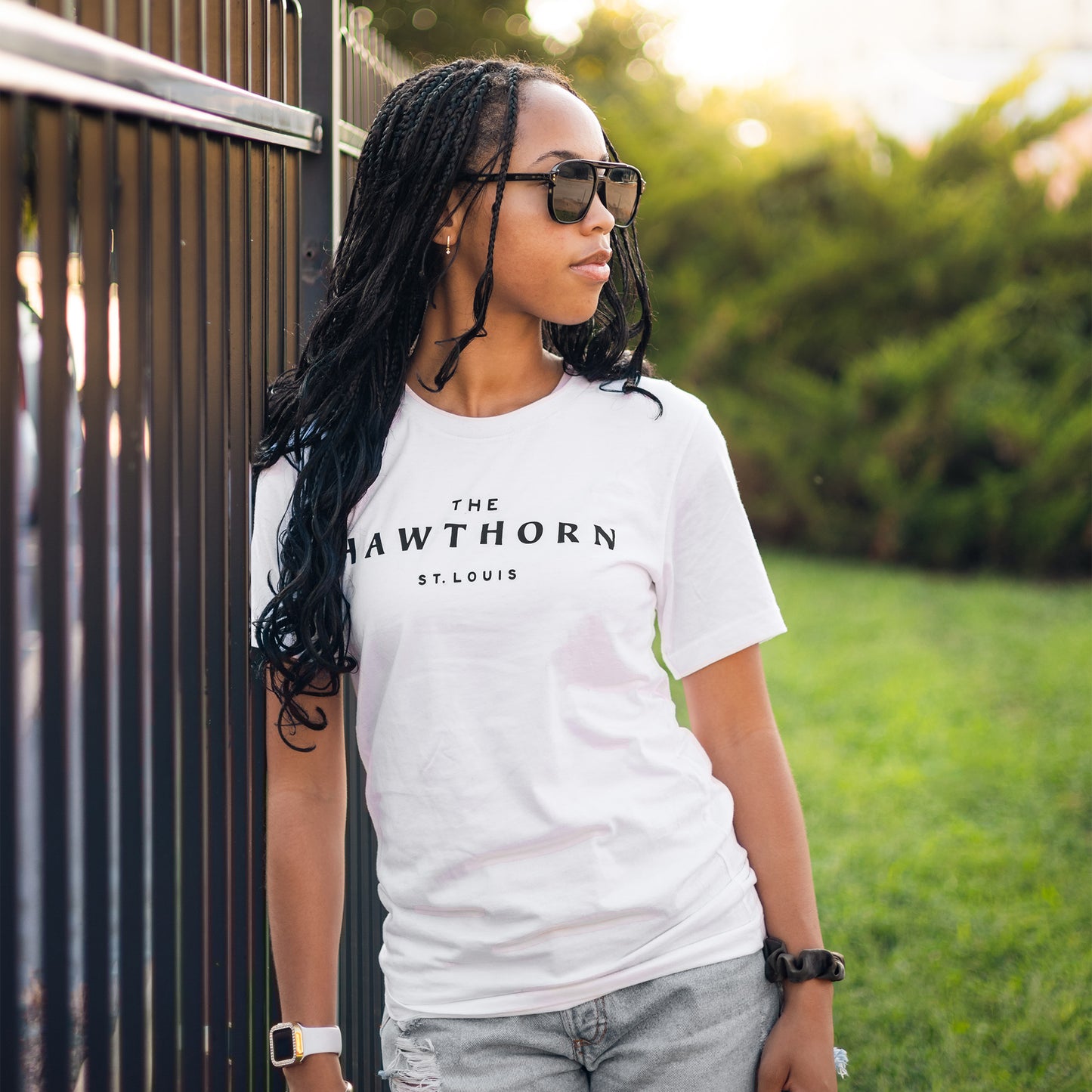White Hawthorn Tee