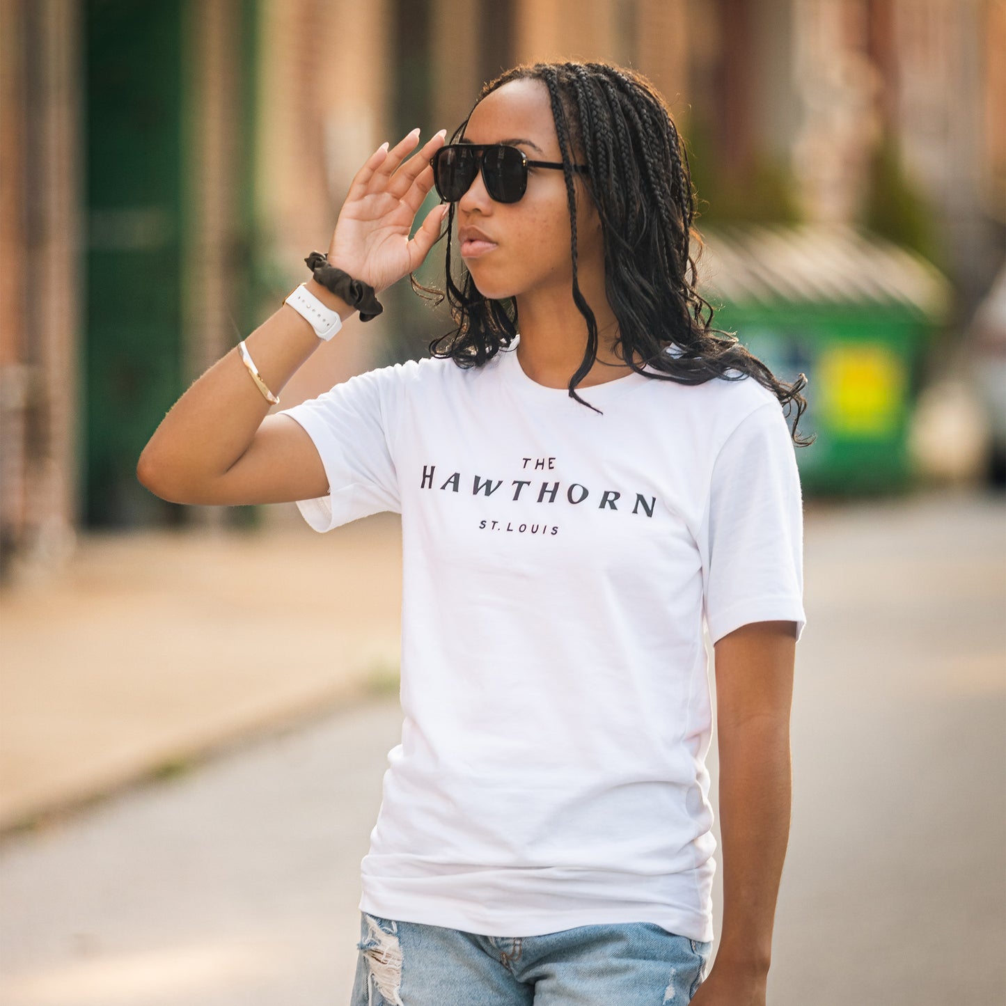 White Hawthorn Tee
